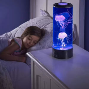 LED Jellyfish Aquarium Lamp Night Light USB Powered