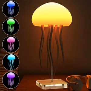 Jellyfish Mood Lamp LED Jellyfish Night Light Portable Jellyfish Lamp Jellyfish Decorations Smart Table Lamp For Bedside Desk