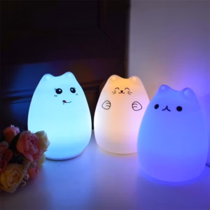Silicone Touch Sensor LED Night Light For Children Baby Kids
