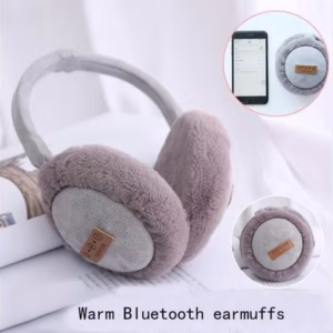 Bluetooth Earmuffs Headphones Warm Plush Earmuffs Ure Color Fashion Foldable Soft Simple Adjustable Winter Accessories